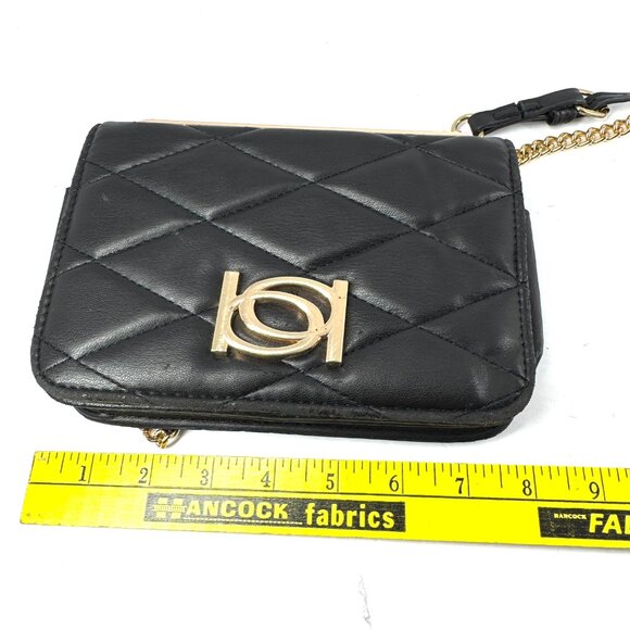 Bebe 3-Piece Bag Set Black with Gold Hardware – Crossbody, Backpack & Tot - Picture 16 of 16